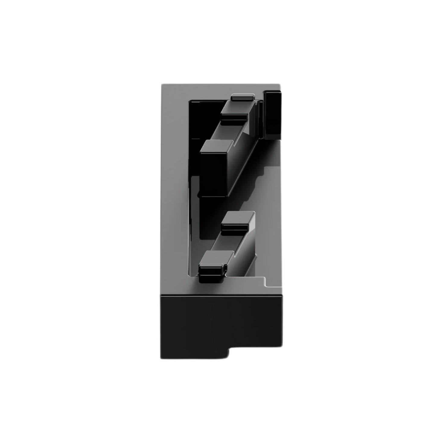 QM Drain End Cap F, designed to securely close the ends of linear drains, ensuring a seamless and finished look. Made from durable materials, this accessory is perfect for completing installations of linear drain systems in showers and bathroom floors.