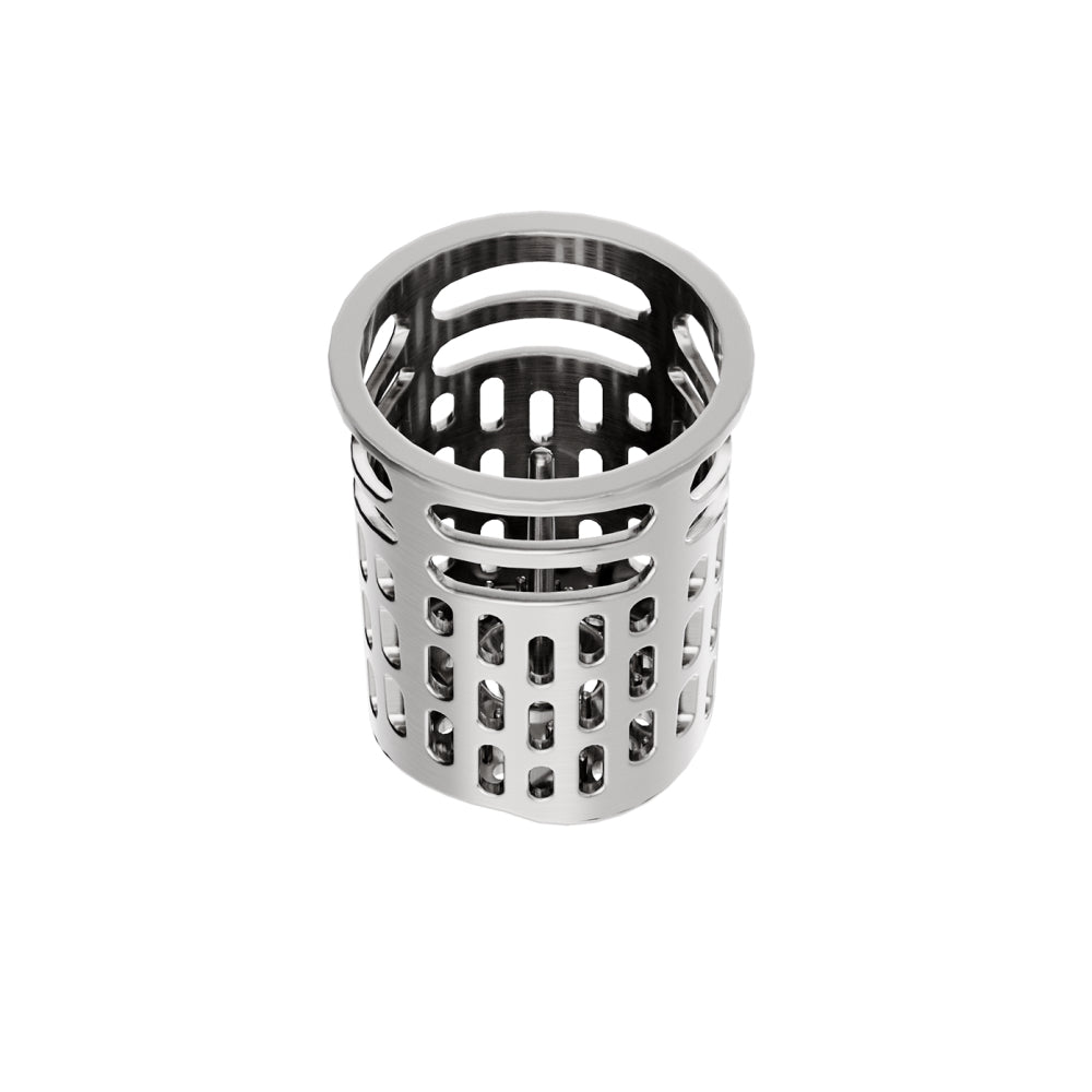 QM Drain Hair/Debris Strainer designed to efficiently capture hair and debris, preventing clogs and ensuring optimal drainage performance. Made of durable stainless steel, this strainer is ideal for use in showers, bathtubs, and sinks, providing a practical solution for maintaining a clean and efficient drainage system.