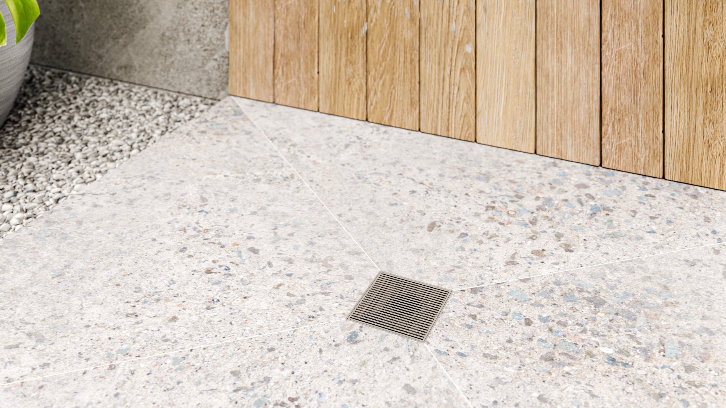 Wedgewire Center Drains