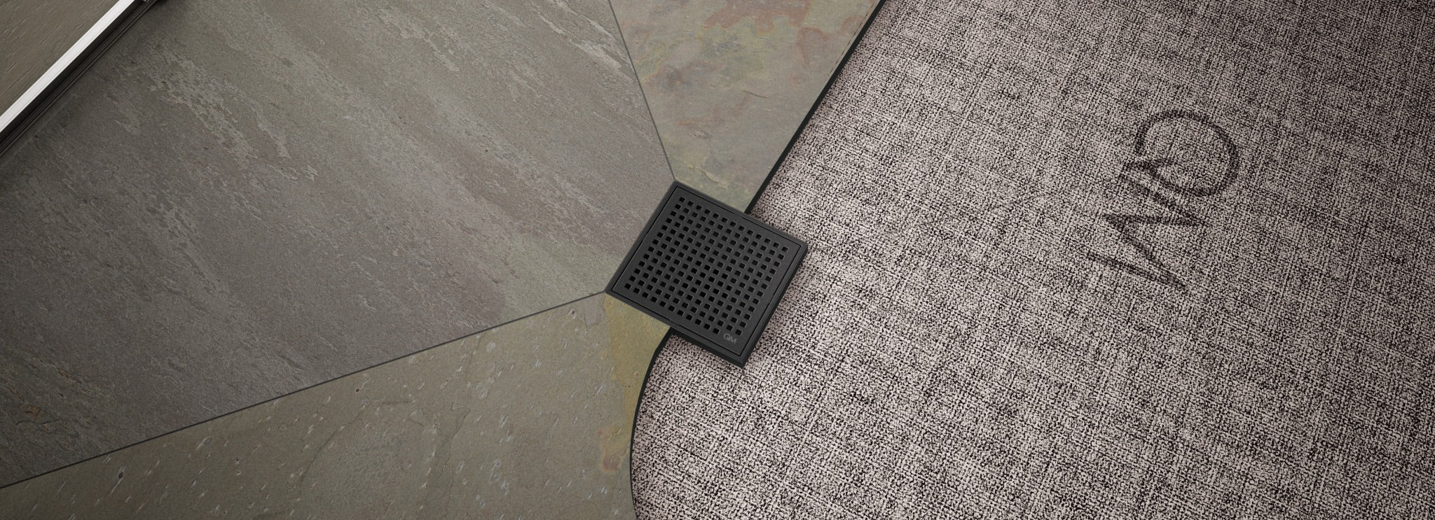 Prefab Shower Floor with Square Drain