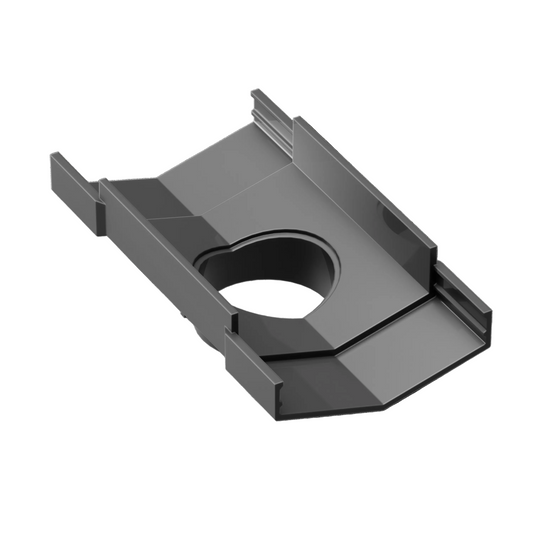 Adjustable linear drain outlet designed for efficient water flow in shower systems. Ensures smooth drainage and prevents clogs in linear drain setups.