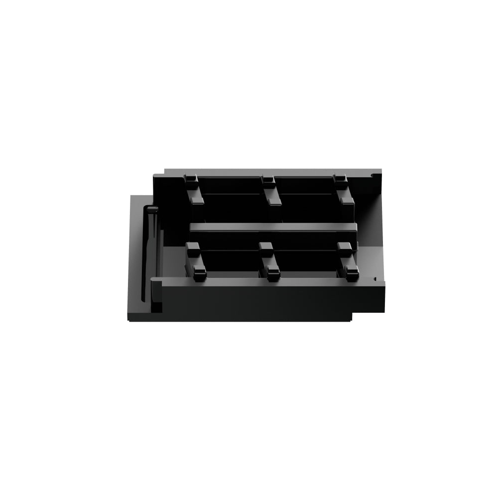 QM Drain Invisible Modular Linear Drain System Channel 10in, designed for efficient drainage in tight spaces. This compact and durable channel offers seamless integration with modern shower and outdoor systems, providing high-performance water flow with a sleek, minimalist aesthetic.