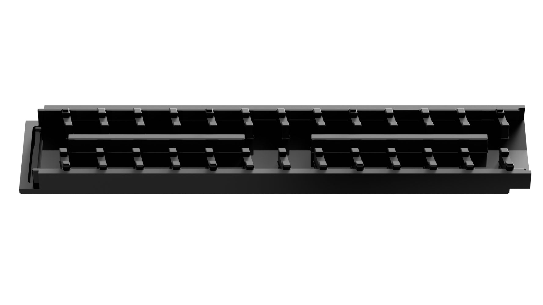 QM Drain Invisible Modular Linear Drain System Channel 38", designed for seamless integration into high-end Indoor and outdoor installations. This system offers efficient water drainage, sleek aesthetics, and a modular design that provides a minimalist, modern solution for luxury shower environments.