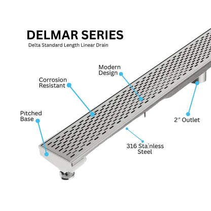 Delta Delmar Standard Length Linear Drain