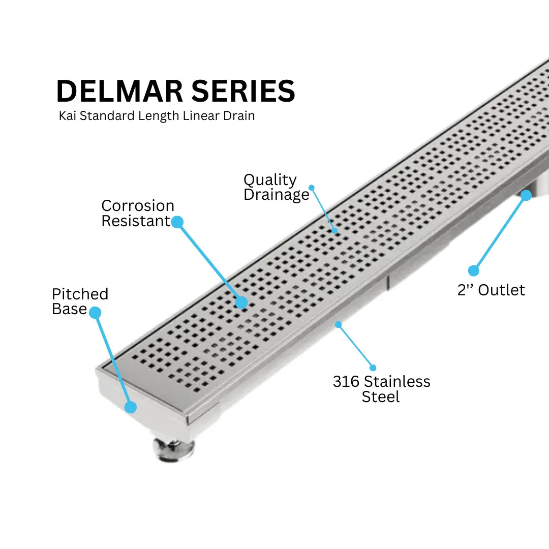 Kai Delmar Standard Length Linear Drain