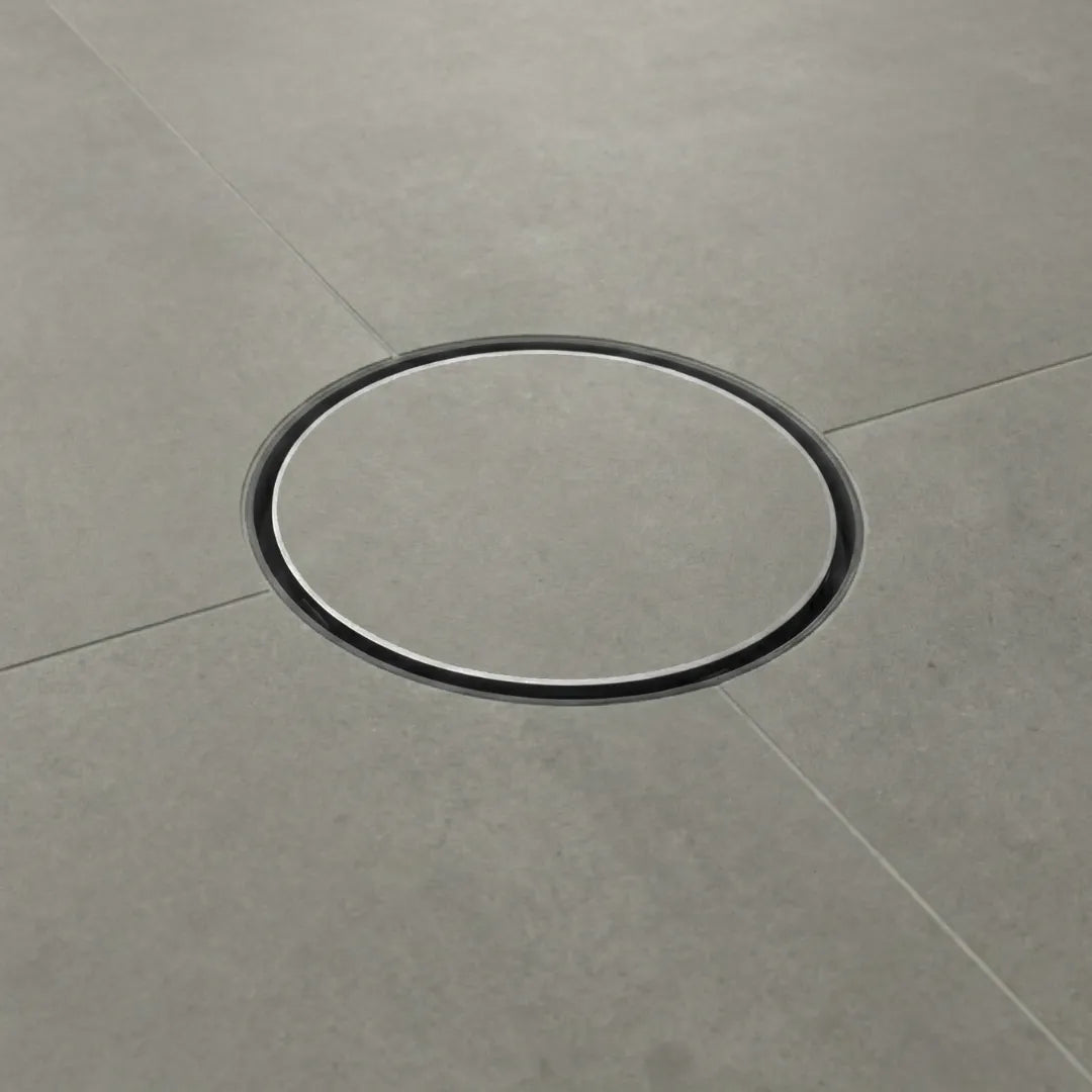 Delmar Mist Couture (Tile-In) Round Shower Drain 5"