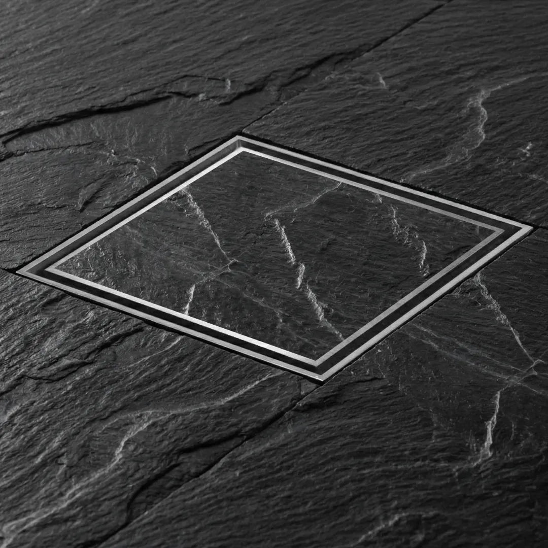 Delmar Mist Couture (Tile-In) Square Shower Drain 5"