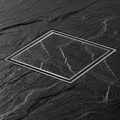 Delmar Mist Couture (Tile-In) Square Shower Drain 5"