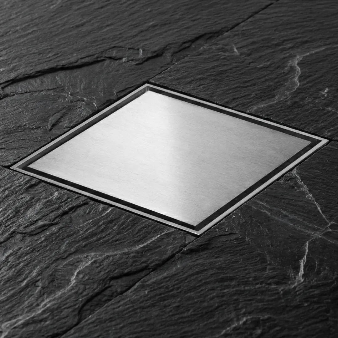 Delmar Mist Couture (Tile-In) Square Shower Drain 5"