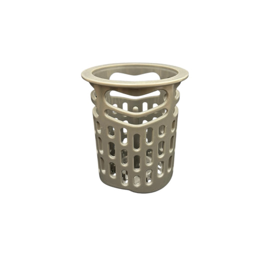 Hair and debris strainer designed for Lagos center drains. Adjustable design ensures a secure fit, capturing hair and debris to prevent clogs and maintain smooth drainage.