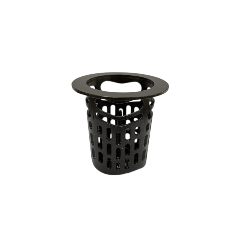 QM Drain Hair/Debris Strainer for Delmar Square Drains, designed to effectively capture hair, soap scum, and debris, preventing blockages and ensuring smooth water drainage. Made of durable stainless steel, this strainer is easy to remove for cleaning and comes in Gold, Satin, Black, and Bronze finishes, keeping your Delmar Square Drain system efficient and clog-free.