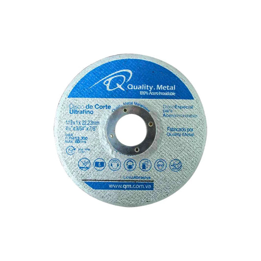 Stainless steel cutting blade designed for drain installation and plumbing work, providing clean and precise cuts in metal and drain components.