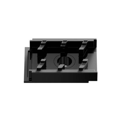 QM Drain Vertical Outlet 20, featuring a stainless-steel drain with a vertical outlet connection. This drain is designed for efficient water drainage, offering seamless integration into modern shower floors and wet-room installations, while maintaining a sleek, minimalist aesthetic.