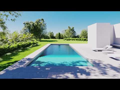QM Drain YouTube video showcasing the Invisible Outdoor Drain System, demonstrating its seamless integration in outdoor spaces such as patios, terraces, and pool areas. The video highlights the system’s efficient drainage, minimalist design, and modern aesthetics, ideal for high-end outdoor installations.